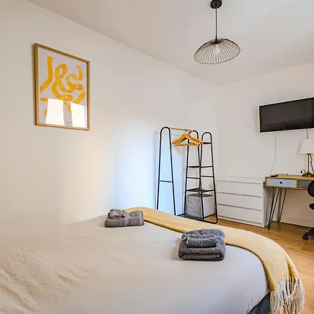 Apartment Banjul - Spacieux 3 - Parking & Climatisation Reims